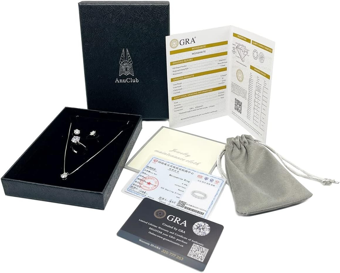 Exquisite 1.5cttw Moissanite Stackable Wedding Band in Yellow Gold Plated Silver