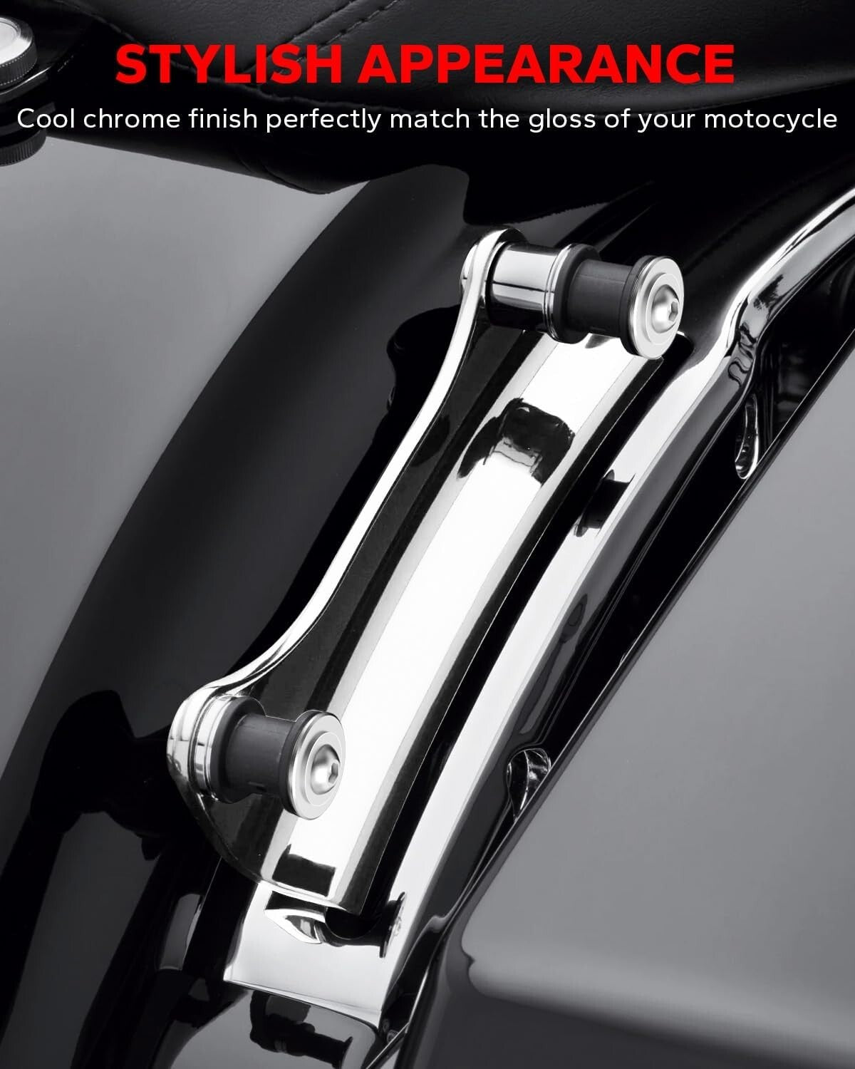 Durable Chrome 4 Point Docking System for Harley Davidson Touring Motorcycles
