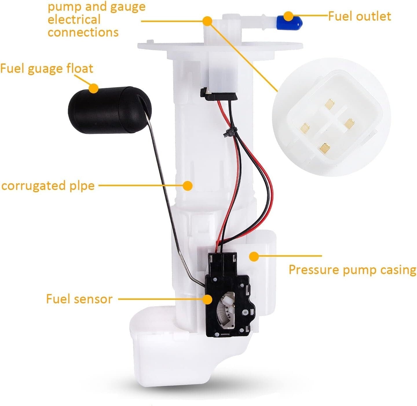 Durable Front Mount Fuel Pump for Kawasaki TERYX 750 - Easy Installation
