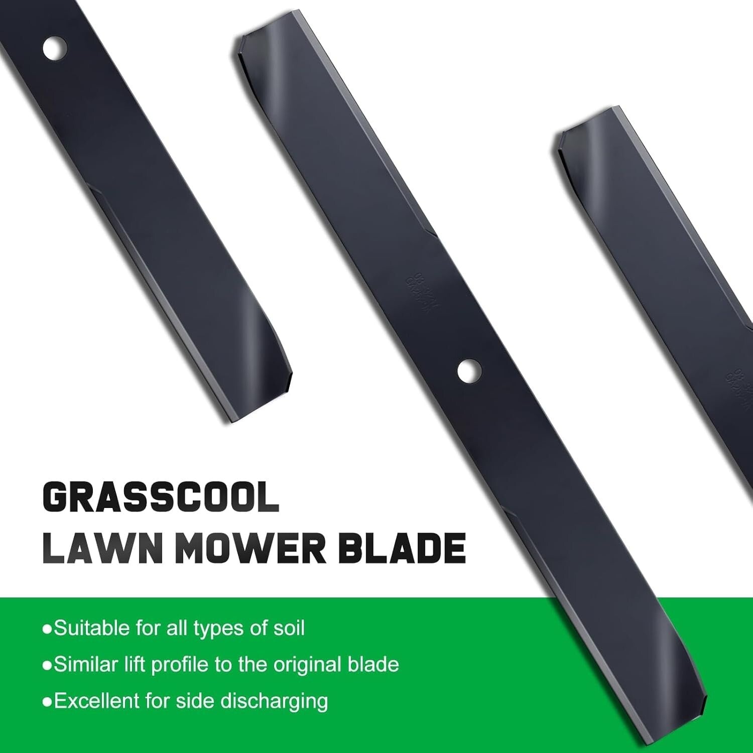 Precision 42-Inch Mower Blades for Toro Timecutter - 2 Pack, Rust-Resistant