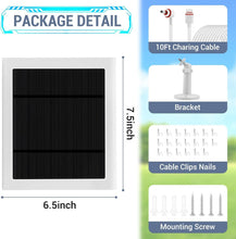 Load image into Gallery viewer, 3-Pack High-Efficiency Solar Panels for Ring Cameras - Continuous Power Solution