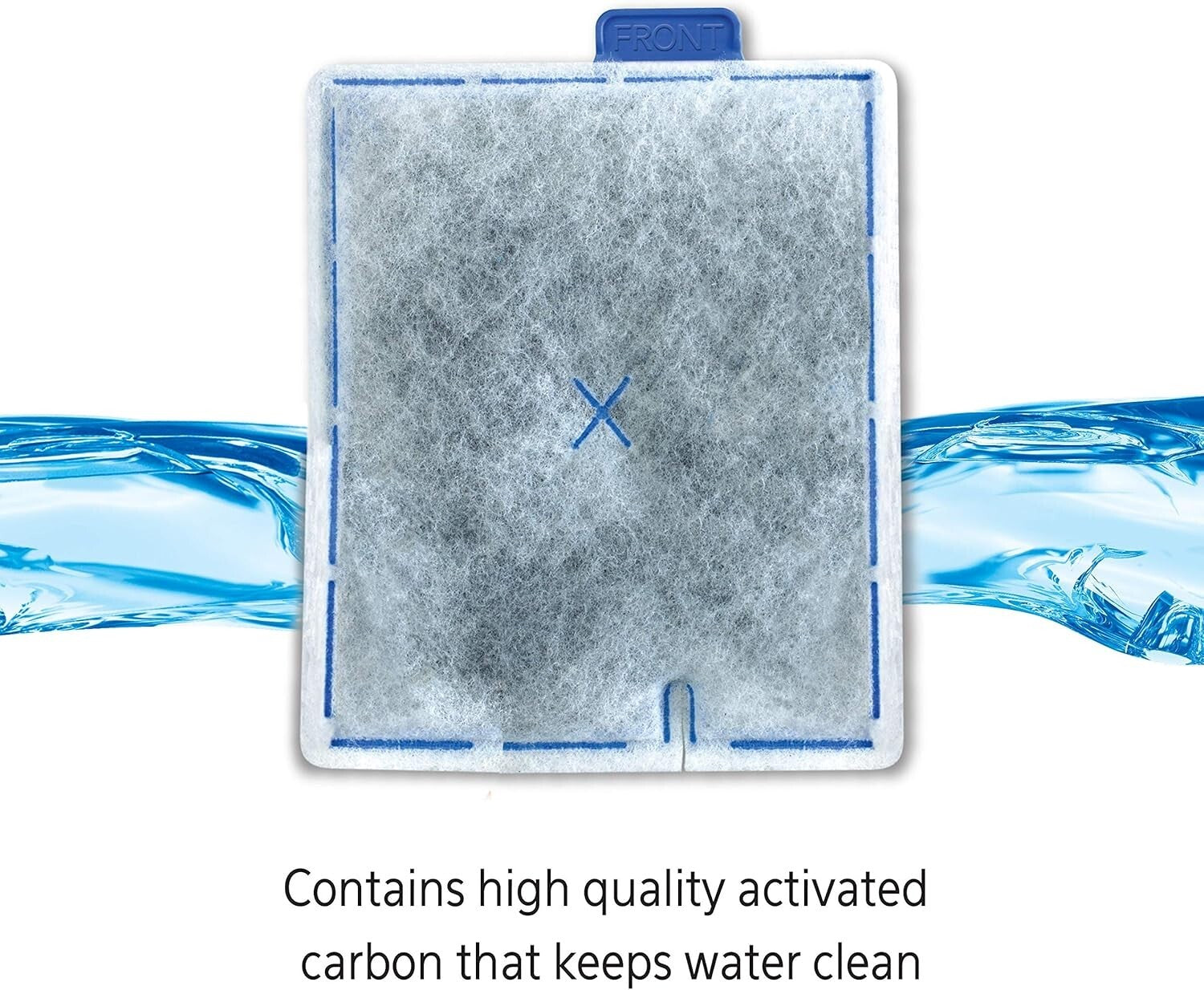 Dual-Sided Aquarium Filter Cartridges - 15 Pack with Even Carbon Distribution