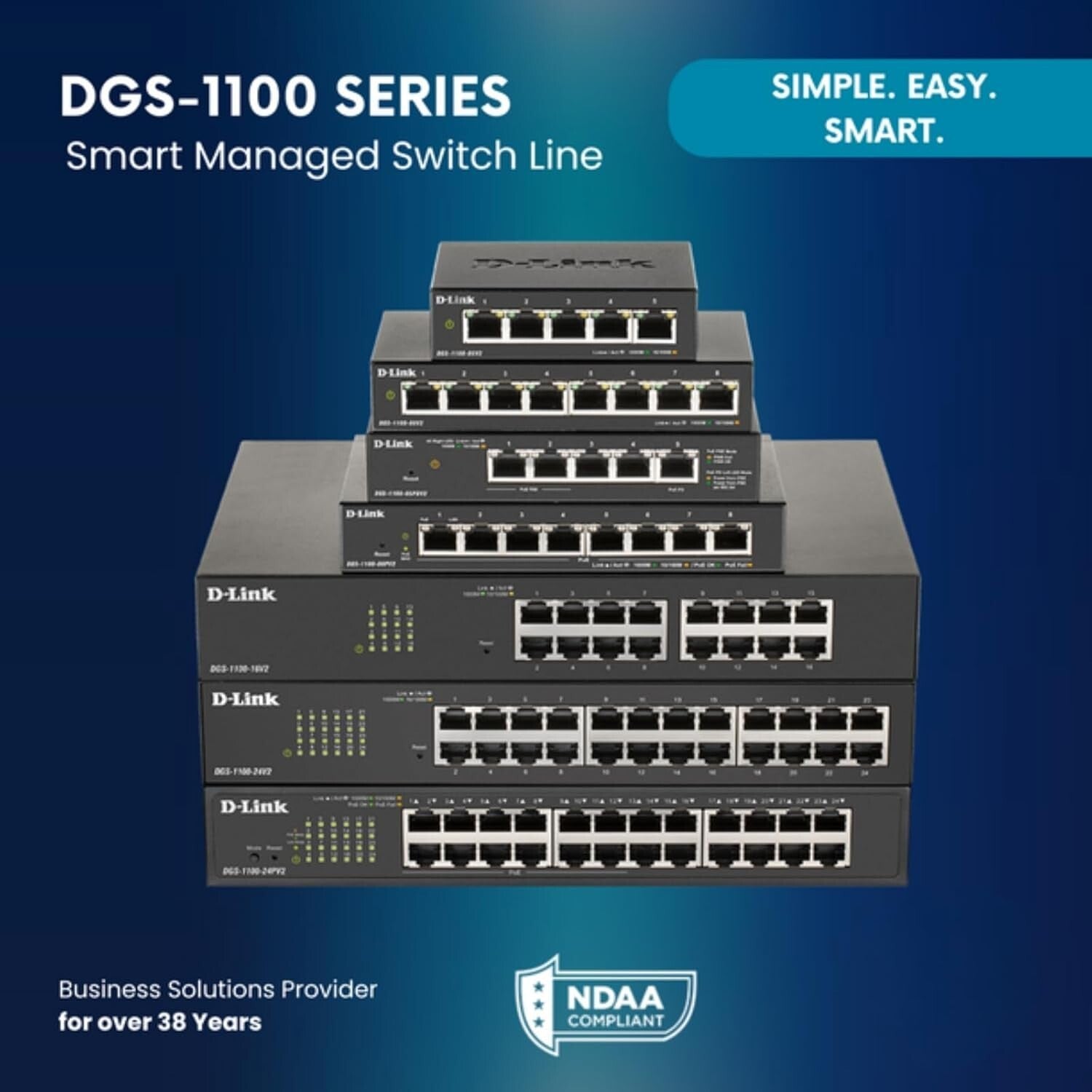 Energy-Efficient 24-Port Gigabit Managed Switch - Silent Operation & Easy Setup