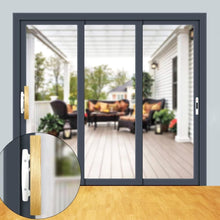 Load image into Gallery viewer, High-Quality Wood Sliding Patio Door Handle Set with Adjustable Locking System
