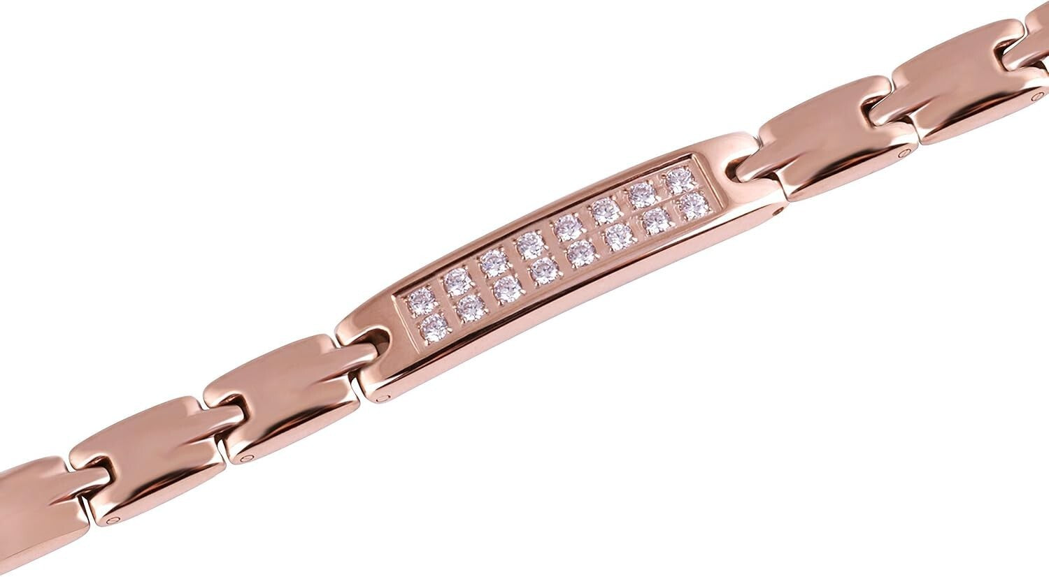 Adjustable Titanium Magnetic Bracelet for Women - Elegant Hypoallergenic Design