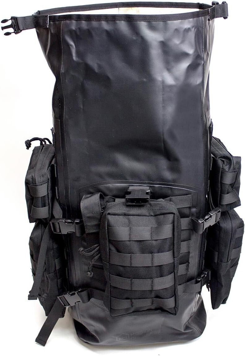 40L Military-Grade Waterproof Faraday Backpack with MOLLE System for Electronics