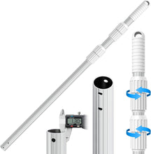 Load image into Gallery viewer, Versatile 3-Piece Telescopic Pool Pole Extending 6.5 to 16.5ft for Any Accessory