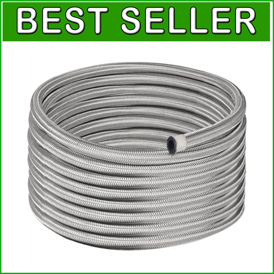 Versatile 10FT 10AN Braided Hose for Fuel, Oil, and Hydraulic Fluid Applications