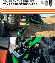 Load image into Gallery viewer, Adventure-Ready 5,000 lbs Ratchet Tie-Down Straps with Weather-Resistant S-Hooks