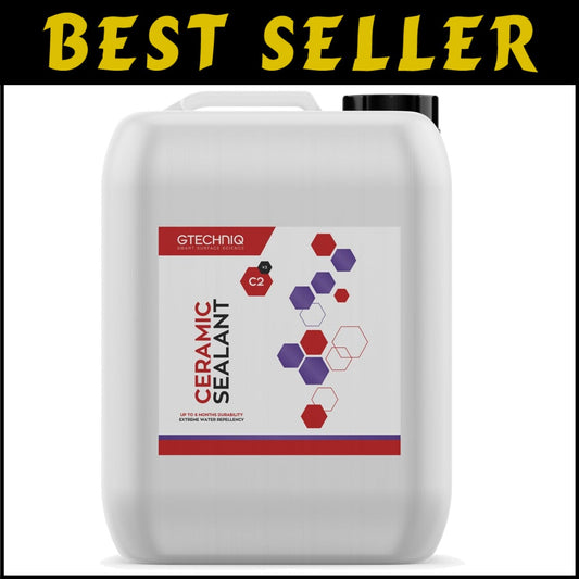Easy-to-Apply C2 Ceramic Sealant - High Shine for Cars, Protects Paint & Trim