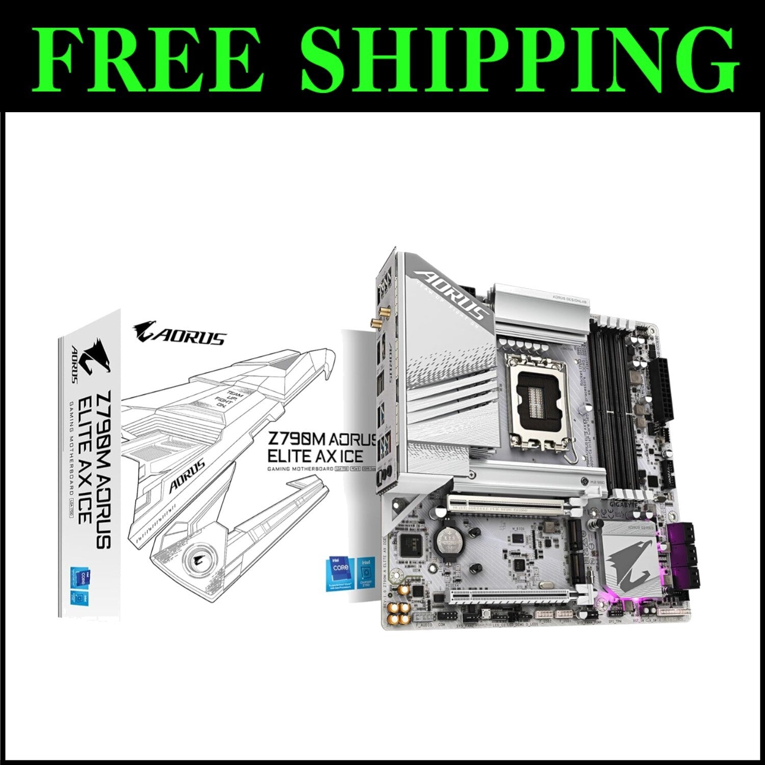 LGA 1700 Intel Z790 M-ATX Motherboard with Triple M.2 & PCIe 5.0 Connectivity