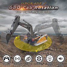 Load image into Gallery viewer, High-Performance RC Excavator with Metal Shovel - Great Gift for Boys &amp; Adults