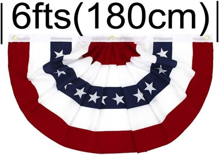 Patriotic 3x6 Ft Weather Resistant Fan Flags - Perfect for National Celebrations