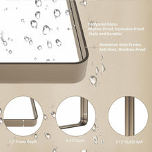 Load image into Gallery viewer, Stylish 30” x 36” Bronze Bathroom Mirror - Modern Design with Easy Installation