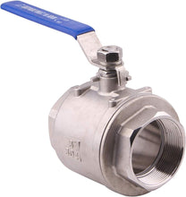Load image into Gallery viewer, 3" Full Port Ball Valve in 304 SS - Durable with Blue Insulated Handles