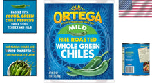 Load image into Gallery viewer, Premium Fire-Roasted Mild Green Chiles - 12 Pack for Creative Culinary Delights