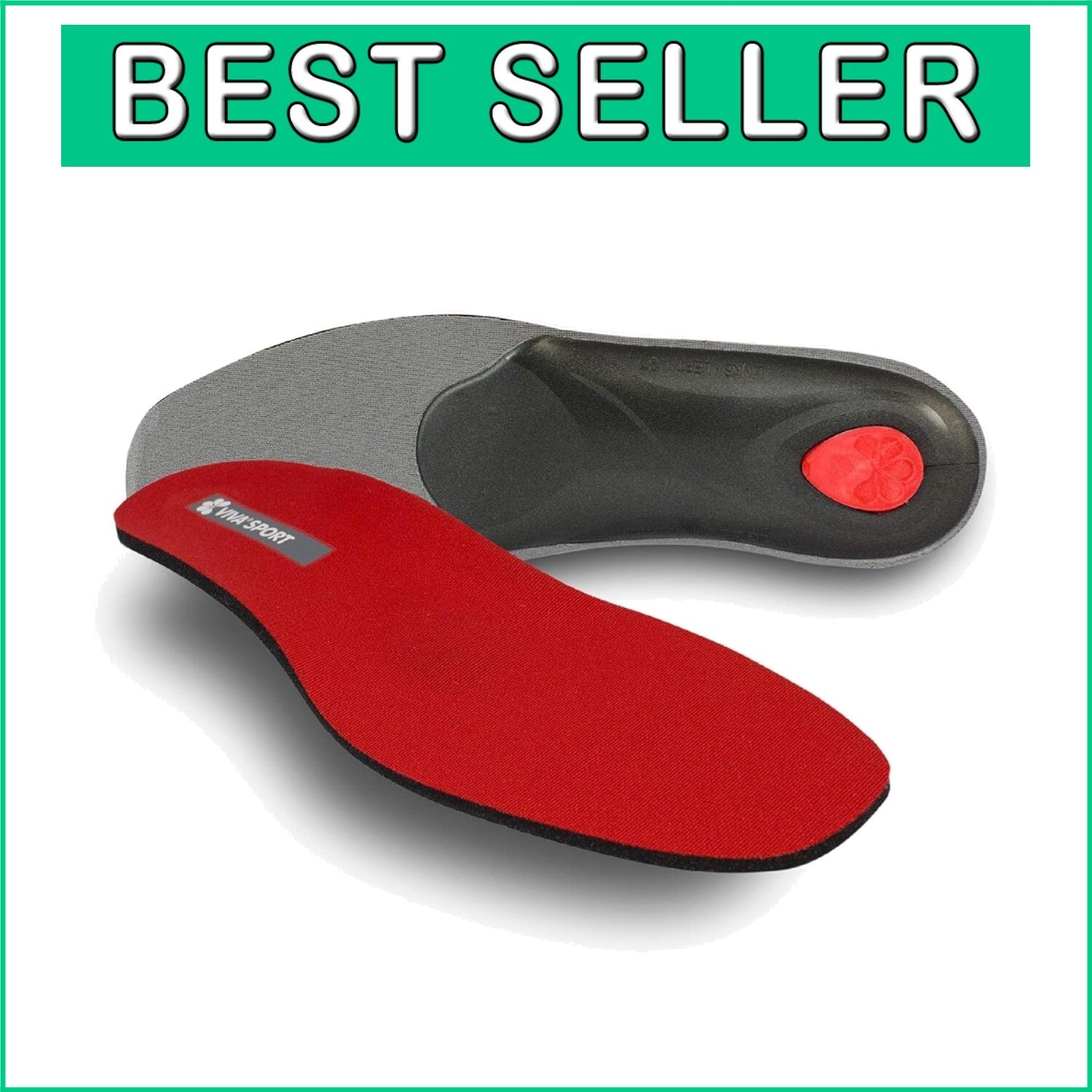 VIVA SPORT Vegan-Friendly Orthotic Inserts - Arch Support for Active Women
