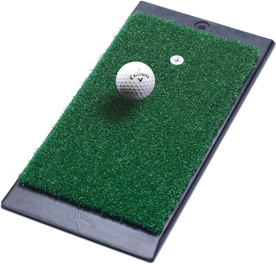 Elite Golf Practice Mat - 24"x12" Rubber Hitting Mat for Indoor & Outdoor Use