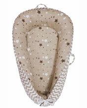 Load image into Gallery viewer, Breathable Organic Baby Nest Lounger - Lightweight &amp; Washable Travel Essential