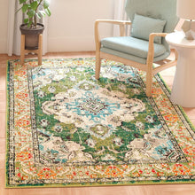 Load image into Gallery viewer, Bohemian Chic Area Rug 6'7" x 9'2" - Distressed Design, Kid &amp; Pet Friendly