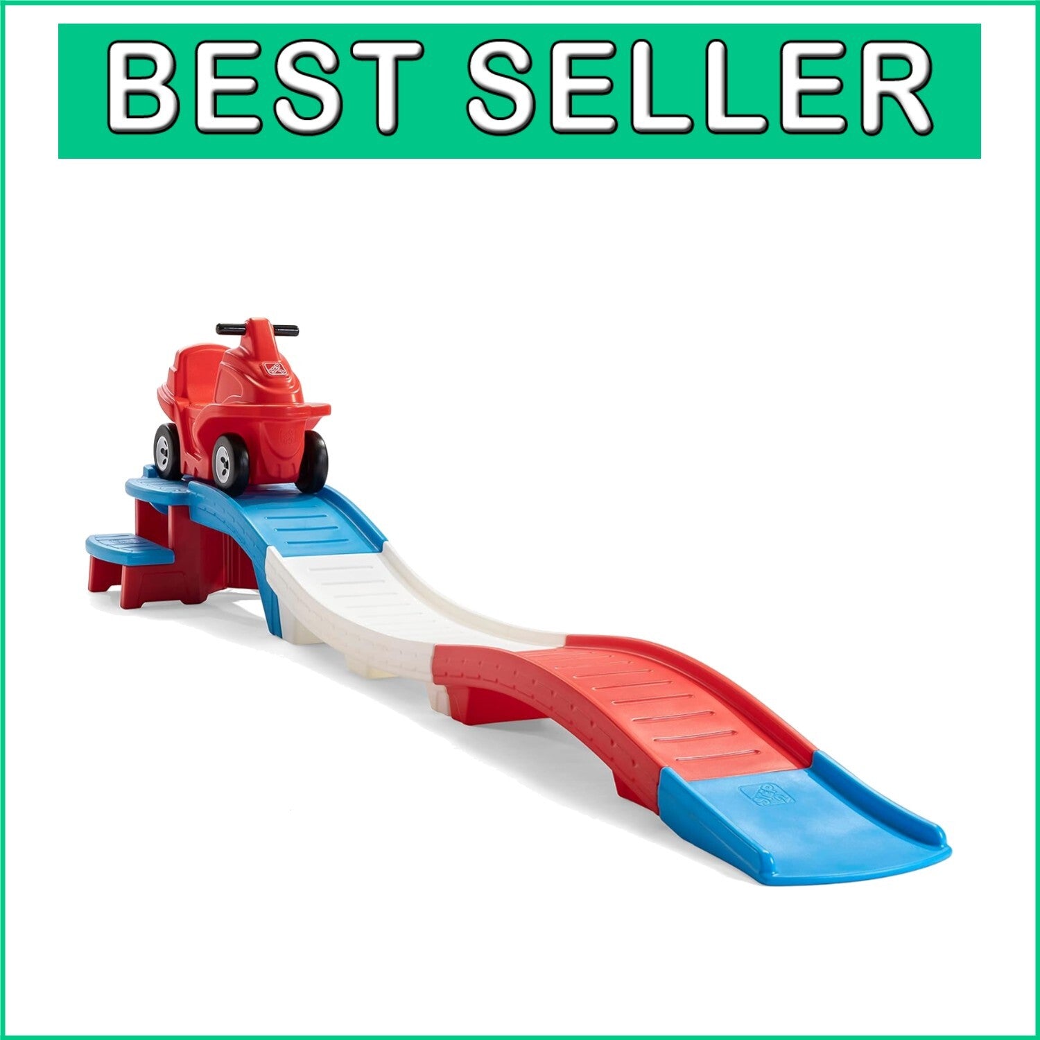 Durable Kids Roller Coaster Toy - Safe Ride-On Car for Toddlers Aged 2-5