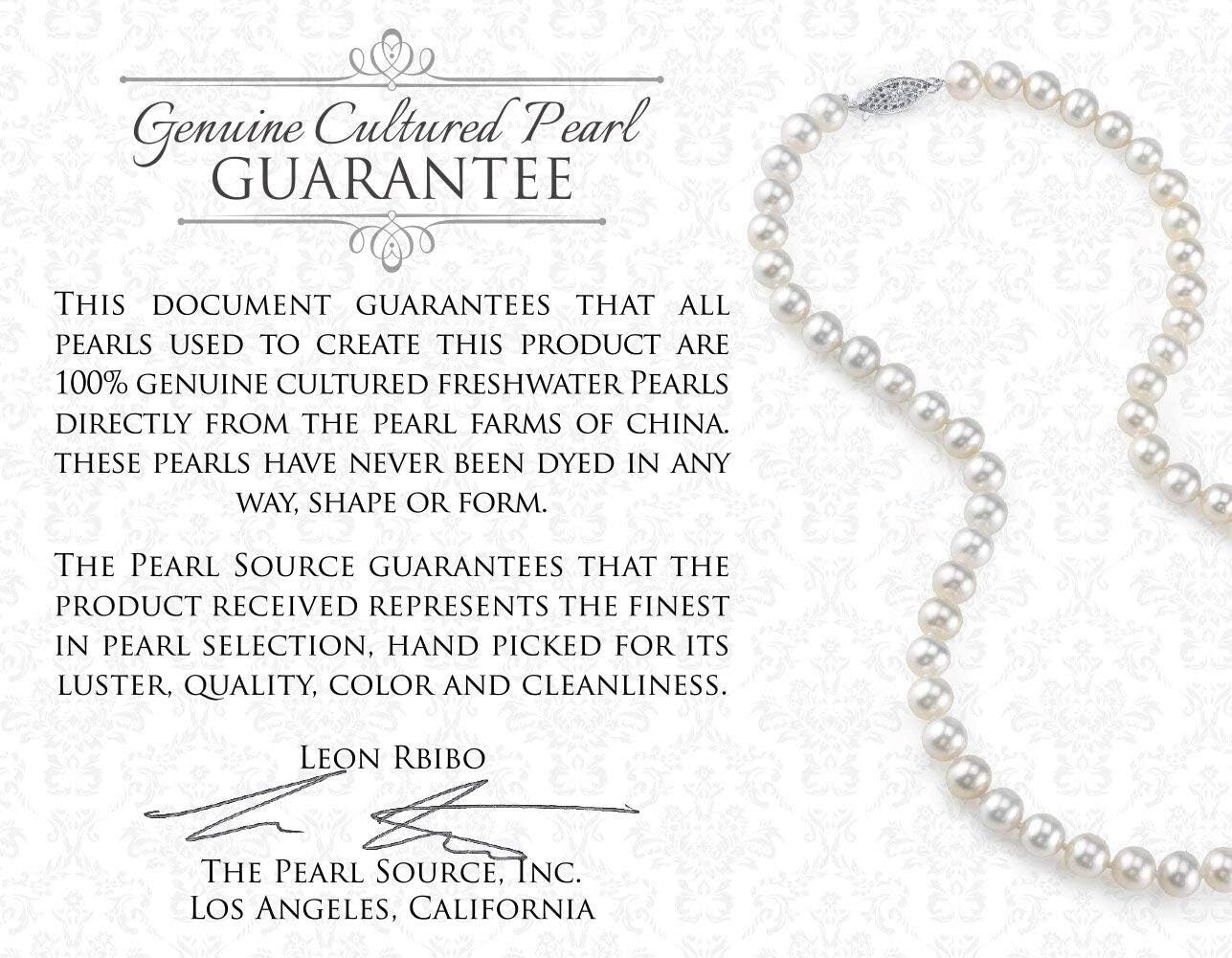 Luxury 18" Freshwater Cultured Pearl Necklace for Women - Perfect Gift Option