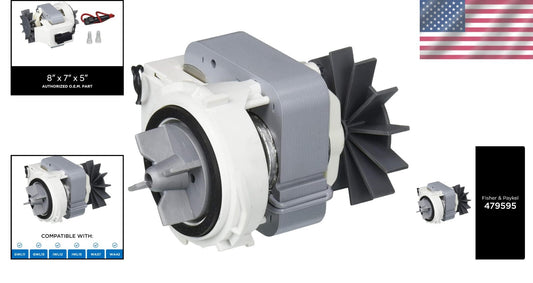 OEM Washing Machine Pump and Fuse Kit - Fits Fisher Paykel Models, Compact 8x7x5