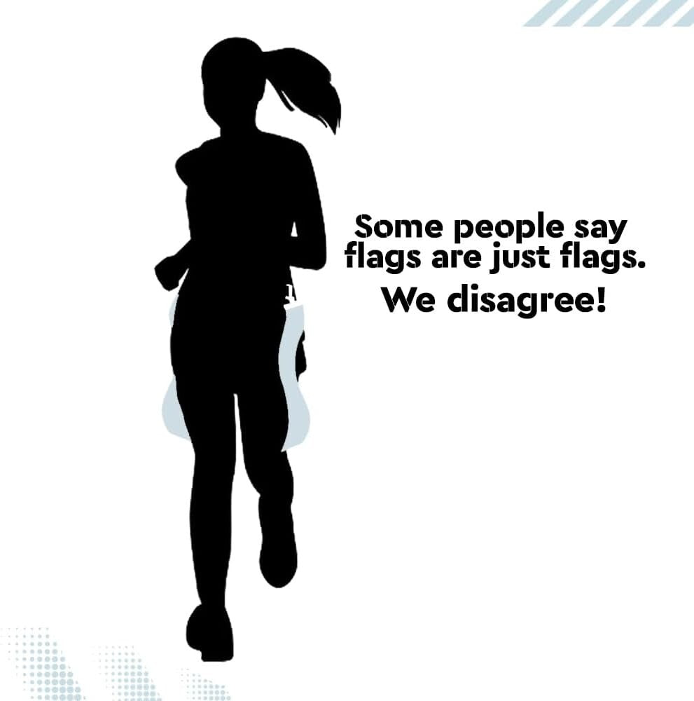 Heavy-Duty Flag Football Set for 10 Players - Includes Red and Yellow Flags