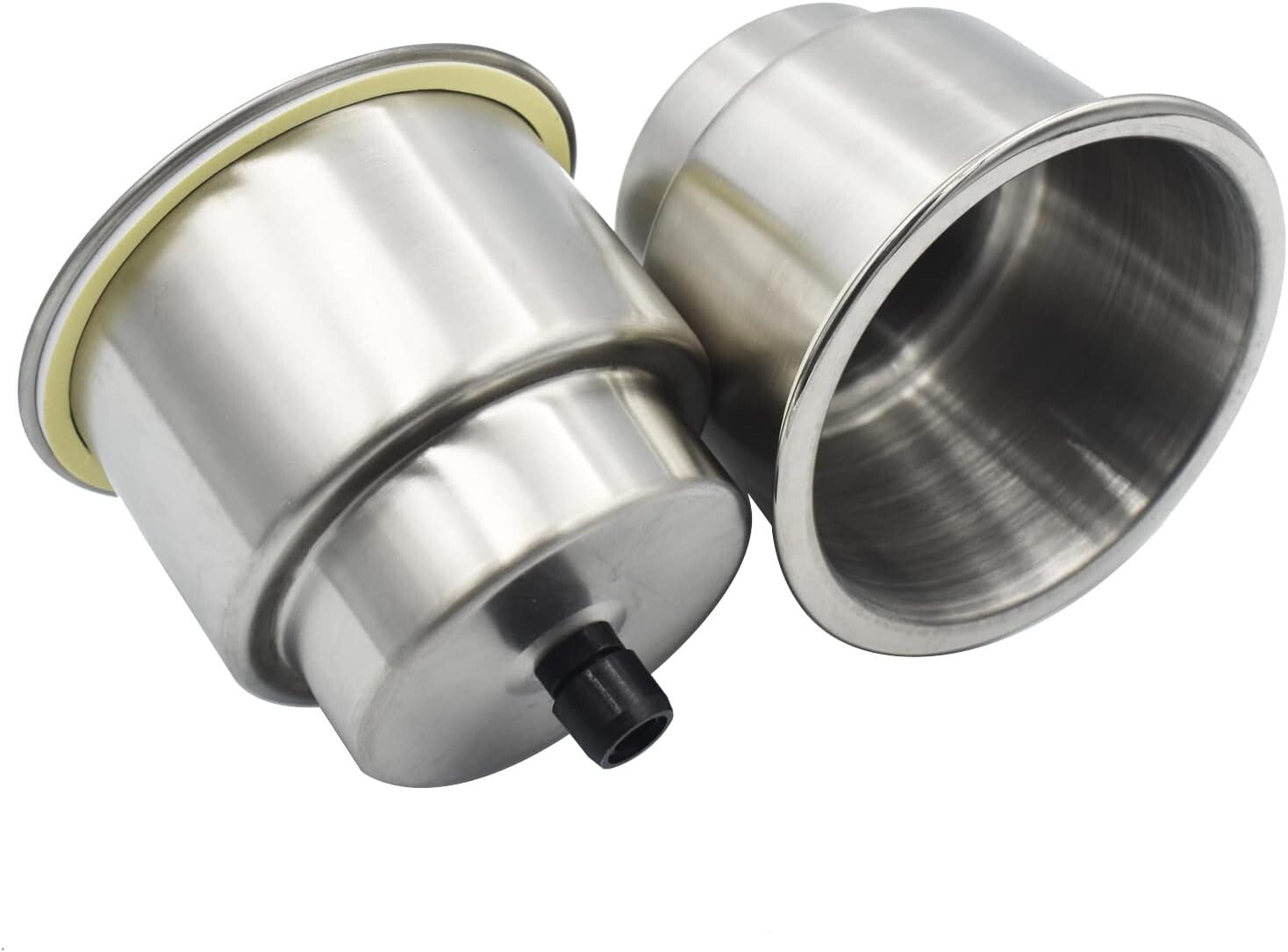 Stylish 8-Piece Drink Holder Set for Marine & Automotive Applications - Silver