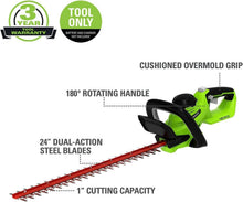 Load image into Gallery viewer, Professional 40V Cordless Hedge Trimmer with Steel Blades - Easy Maneuverability