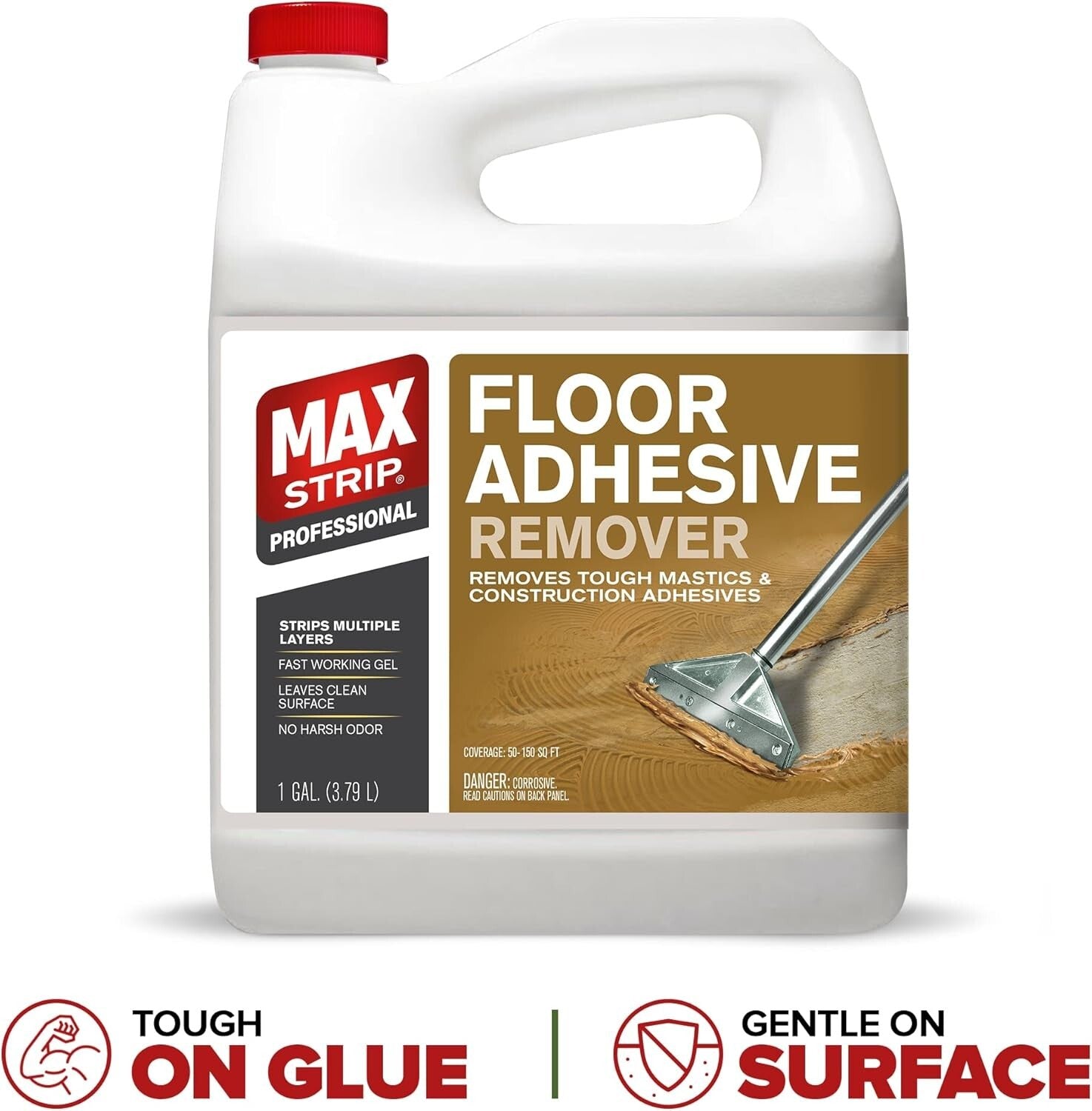 Fast Working 1 Gallon Floor Adhesive Remover Gel - Non-Toxic and Citrus Scented
