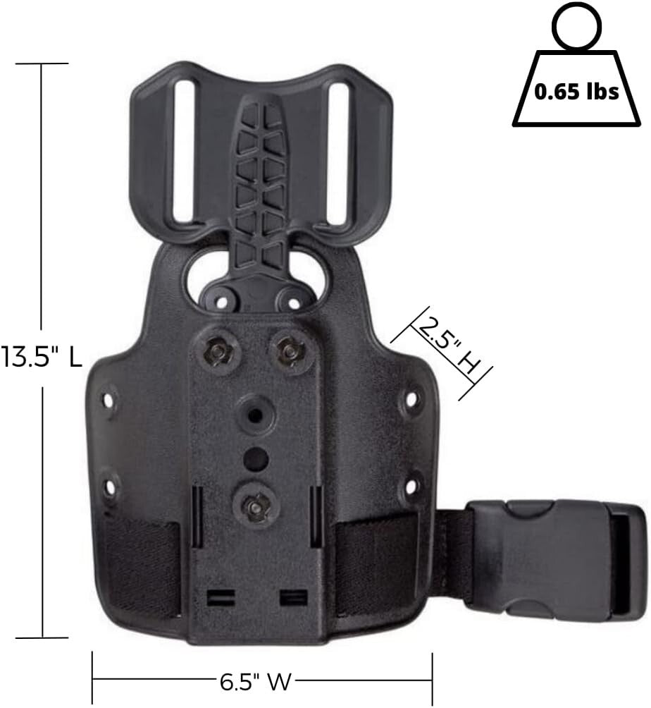 High-Quality Tactical Drop Flex Adapter with Leg Shroud for Gear Organization