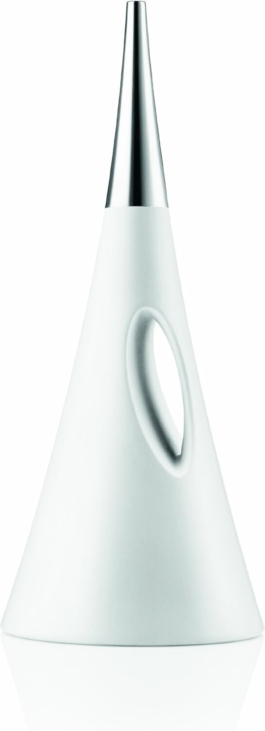 0.53 Gallon AquaStar Watering Can with Pointed Spout - Minimalist White Elegance