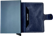 Load image into Gallery viewer, Vintage Black Card Holder for Women - Slim Profile, High-Quality Craftsmanship