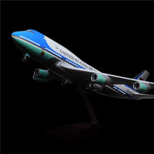 Load image into Gallery viewer, 18” Diecast Air Force One Jet Model with LED Light - Perfect for Collectors