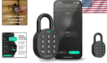 Load image into Gallery viewer, Smart Bluetooth Padlock with Silicone Cover – Keyless Security for Gates &amp; Bikes