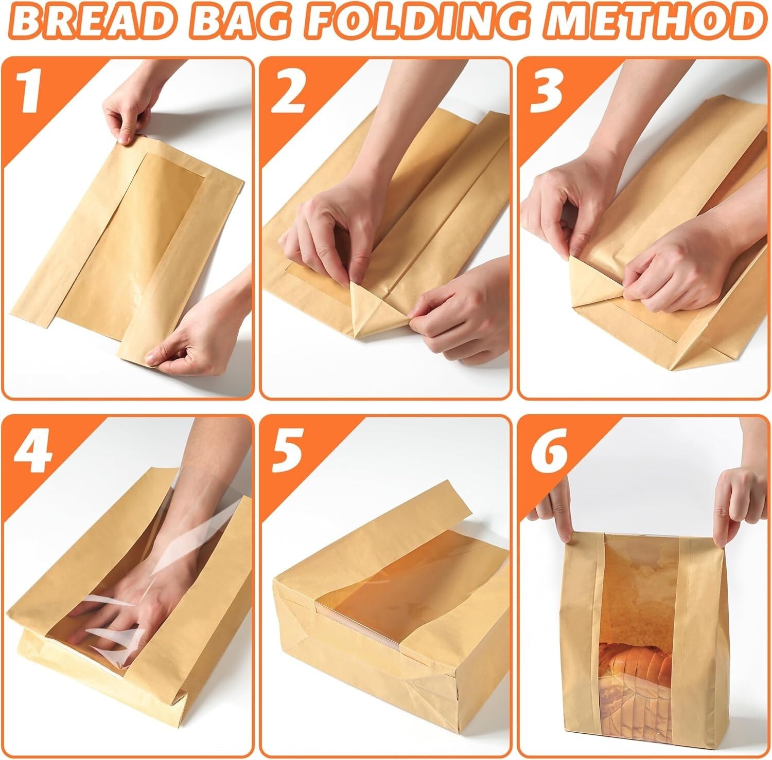 Elegant 200 Pcs Bread Bags with Window & 210 Cute Seal Stickers - Durable Design