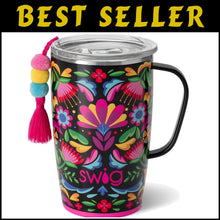 Load image into Gallery viewer, 18oz Insulated Travel Mug with Handle - Keeps Drinks Hot &amp; Cold for Hours