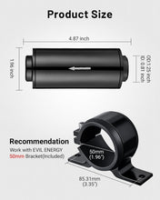 Load image into Gallery viewer, High-Performance Inline Fuel Filter - 10 Micron with Versatile Adapter Options