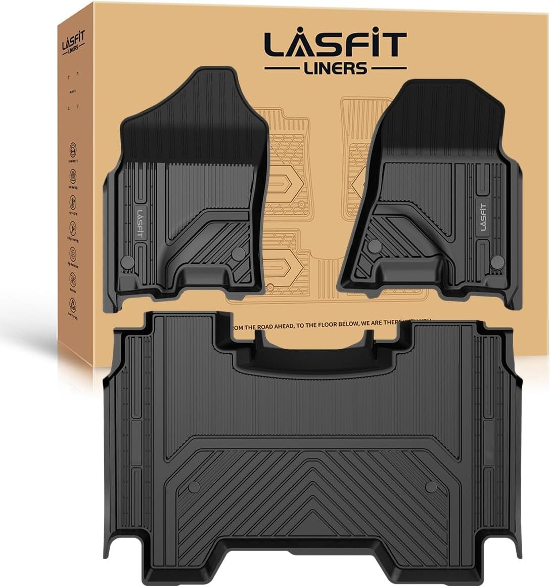 2019-2024 Ram 1500 Crew Cab Custom Floor Liners - Protects Against All Elements