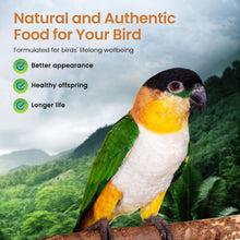 Load image into Gallery viewer, High Potency Organic Bird Food - 25lb Non-GMO Formula for Parrots &amp; Medium Birds