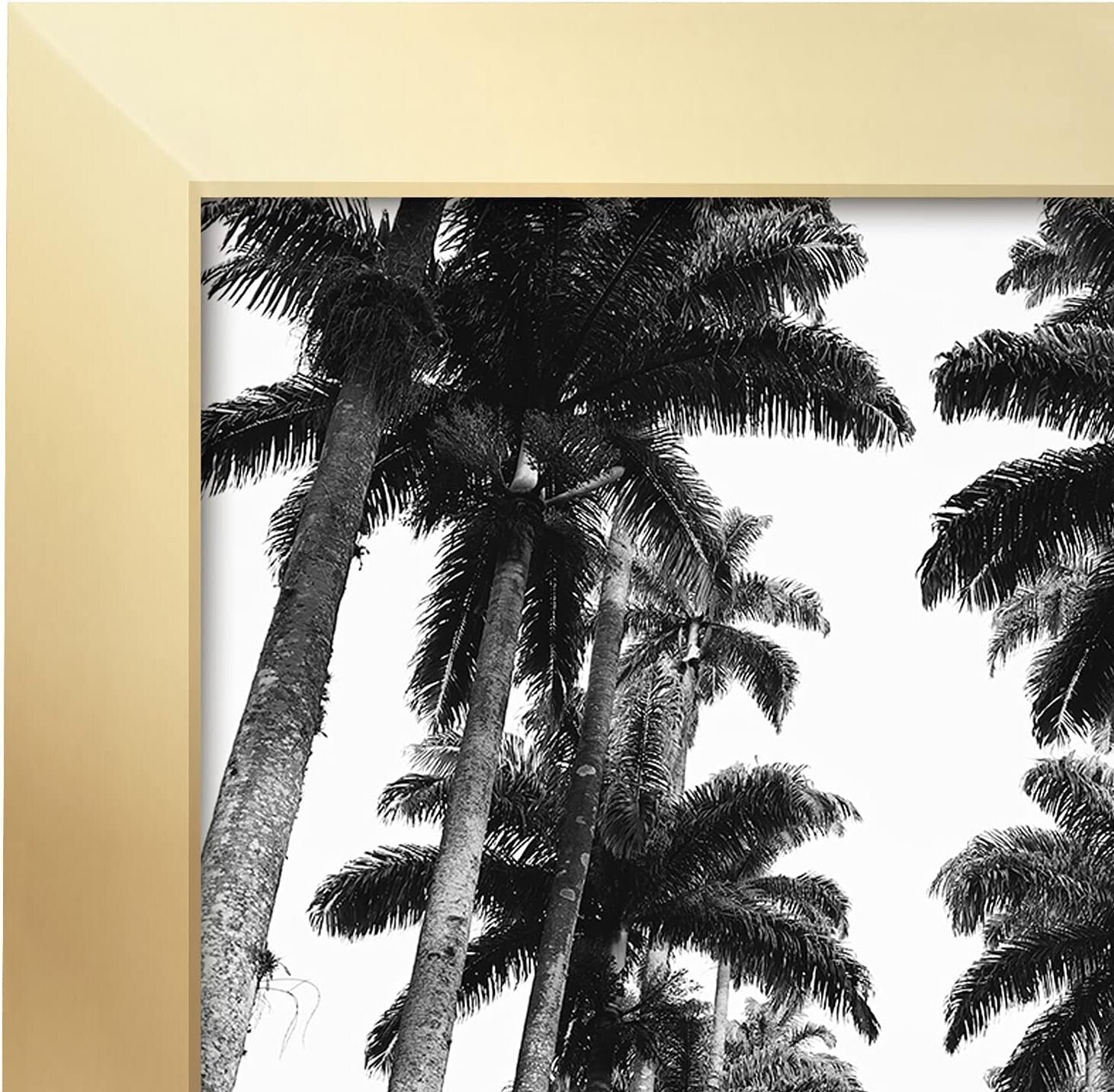 Elegant 22x28 Gold Poster Frame with Polished Plexiglass - Vertical/Horizontal