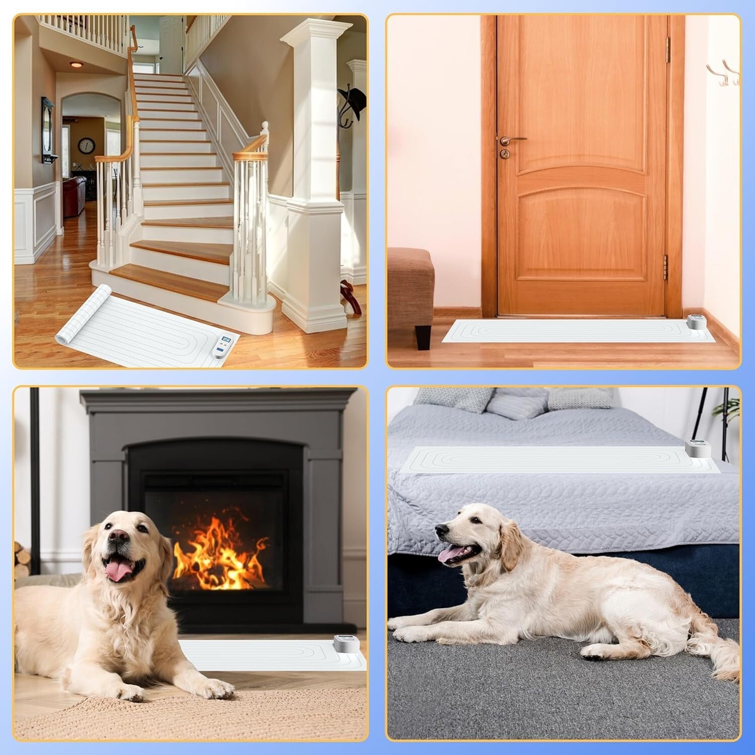 Blue Cat Scat Mat 12x60 with Adjustable Shock Levels - Effective Indoor Training