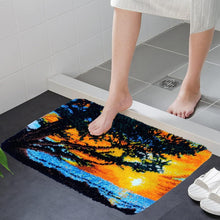 Load image into Gallery viewer, Complete Latch Hook Rug Craft Kit: Create Your Own Turtle Design - 39.4x23.6in