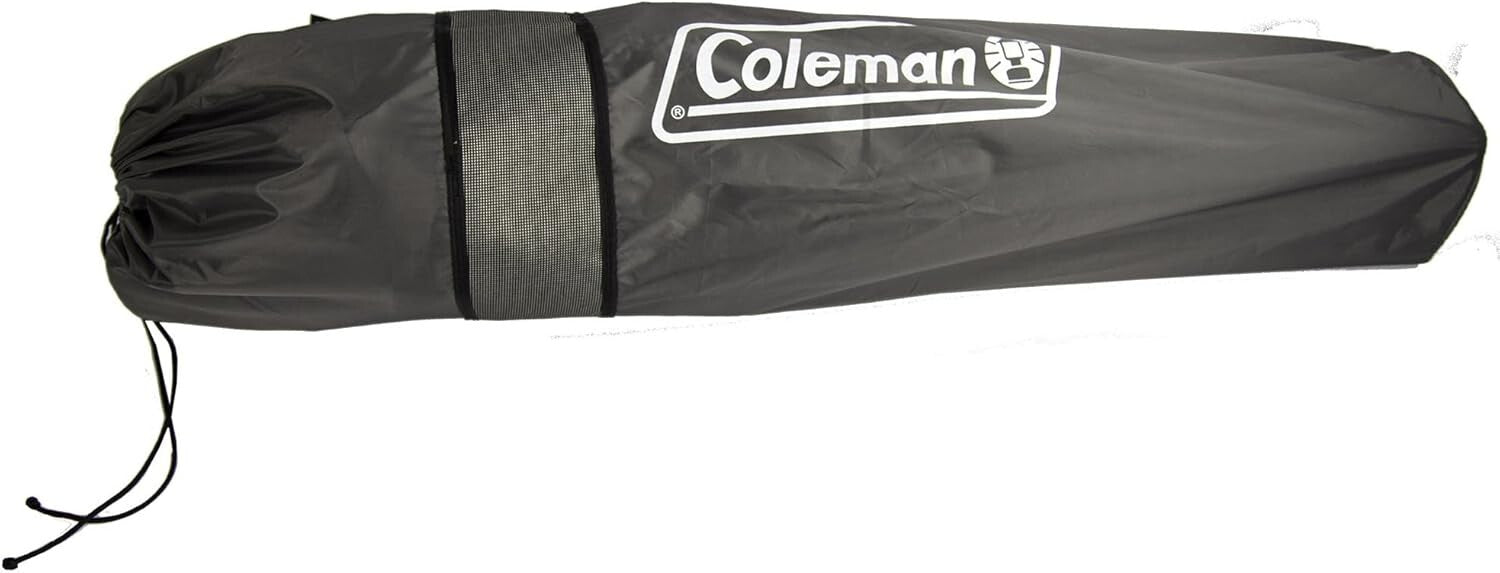 Spacious Outdoor Quad Chair with Cushioned Back & Integrated Cooler - Grey/Black