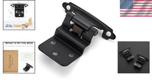 Load image into Gallery viewer, Heavy-Duty 60 Pairs Matte Black Self-Closing Hinges - Easy Install for Cabinets