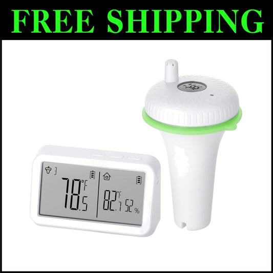 Compact Wi-Fi Connected Thermometer & Humidity Monitor for Water Settings