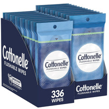 Load image into Gallery viewer, 336 Alcohol-Free Flushable Wipes with Wetness Indicator - Individually Wrapped