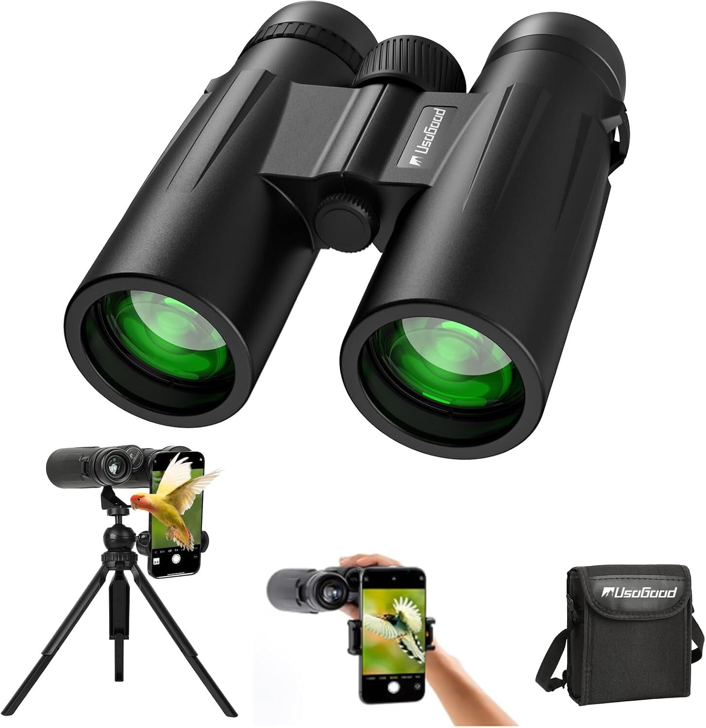 Advanced 12x42 Binoculars for Adults - Waterproof with High Clarity and Tripod