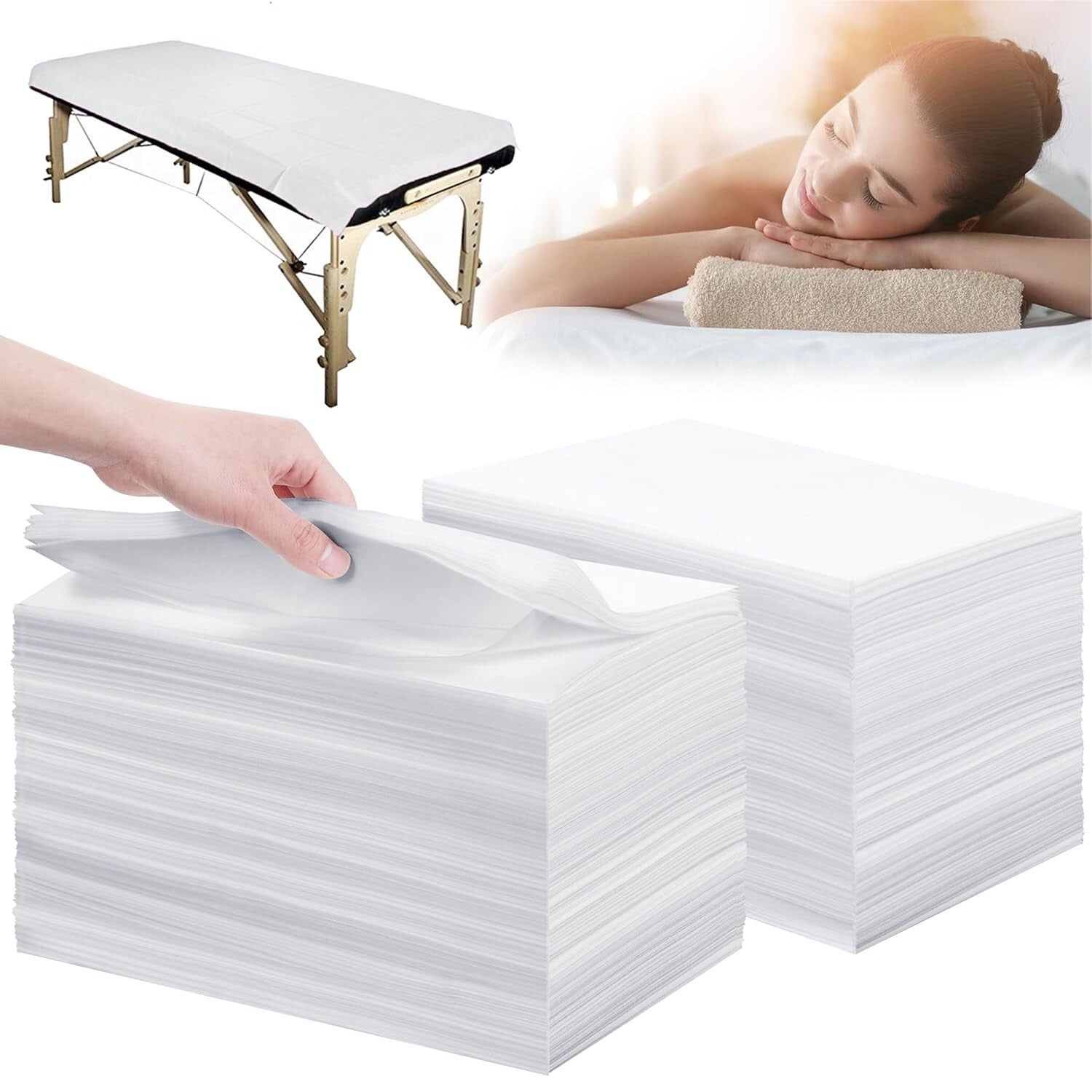 Breathable Waterproof Disposable Bed Sheets for Massage & Beauty Treatments